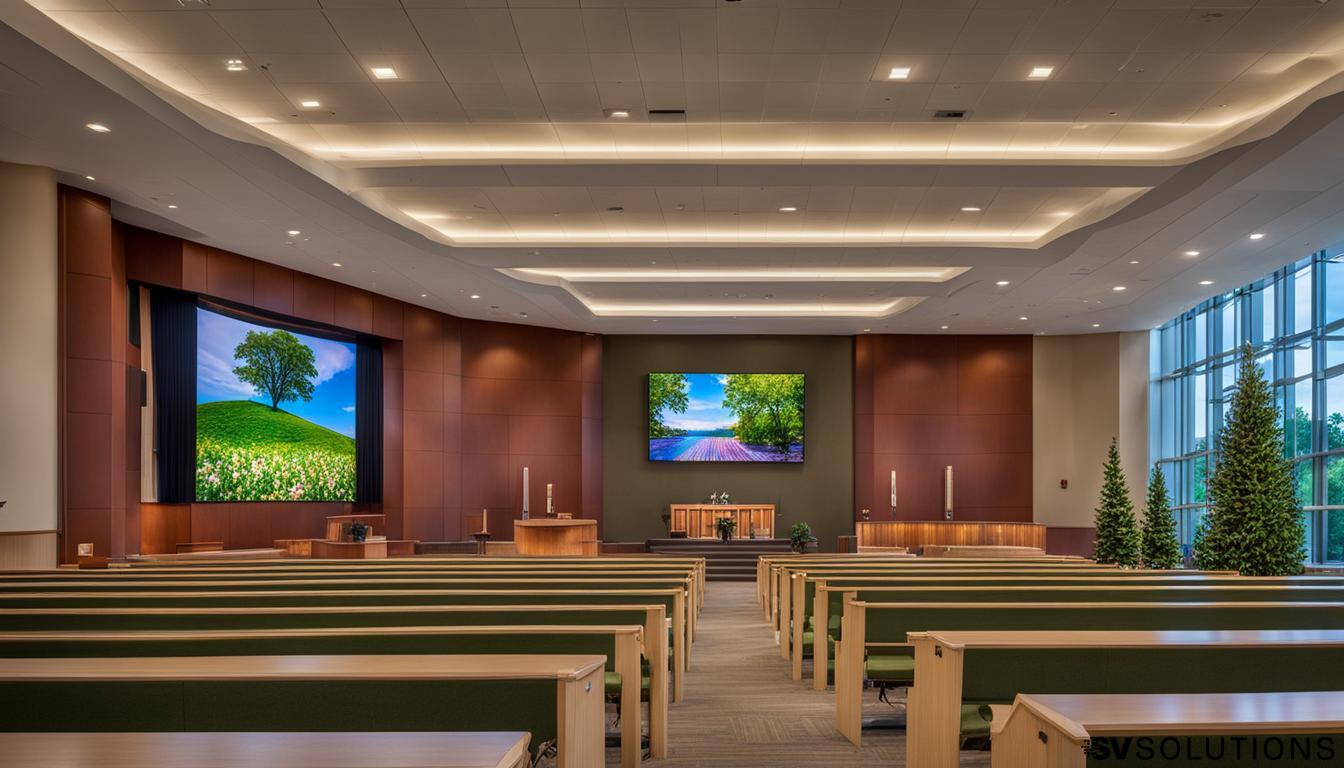 LED Wall for Church in Menomonee Falls