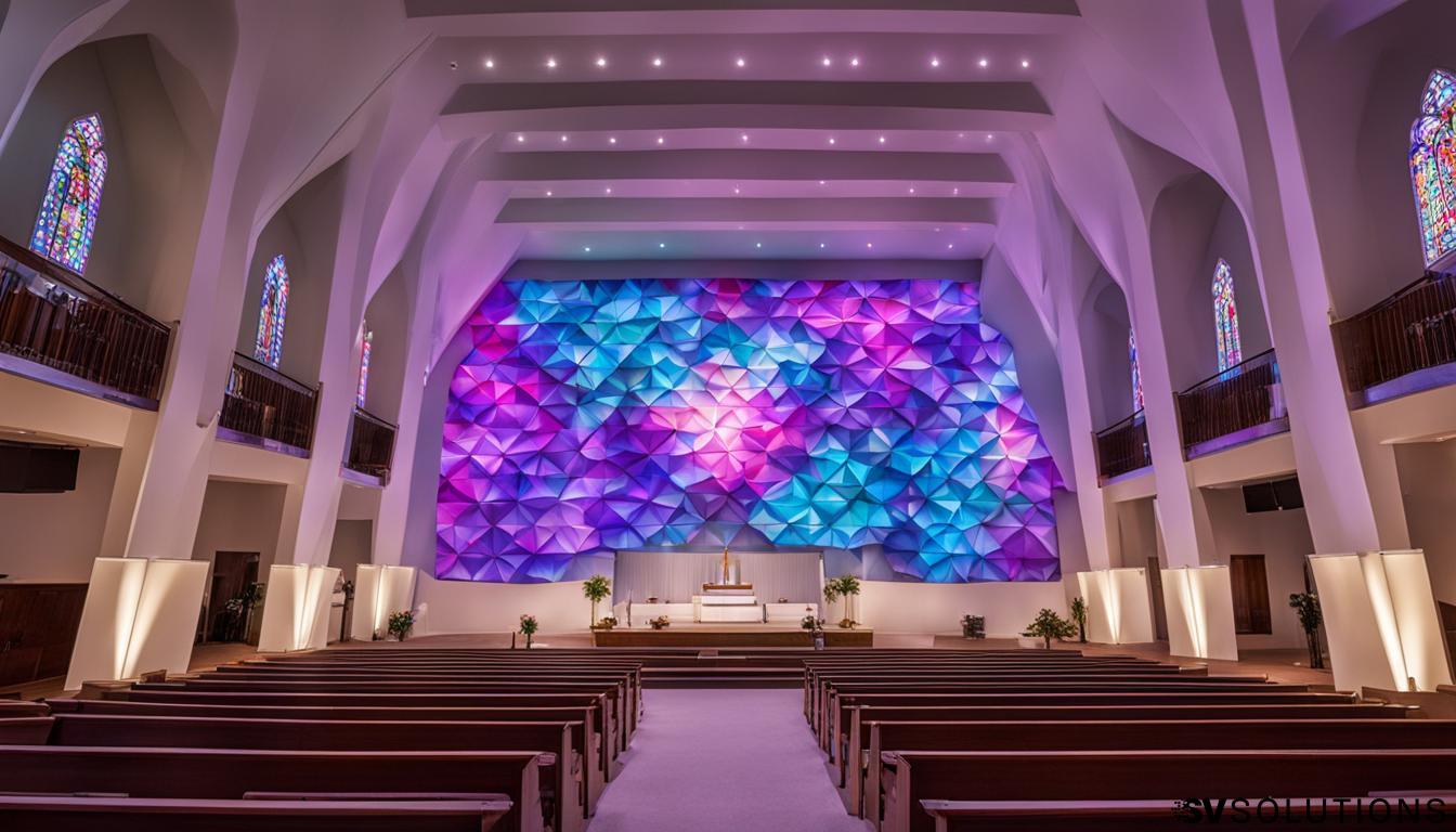 LED Wall for Church in Minnetonka
