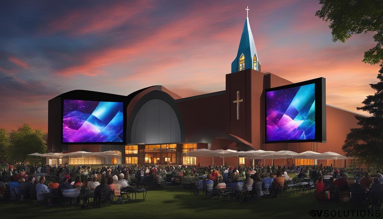 LED Wall for Church in Pontiac