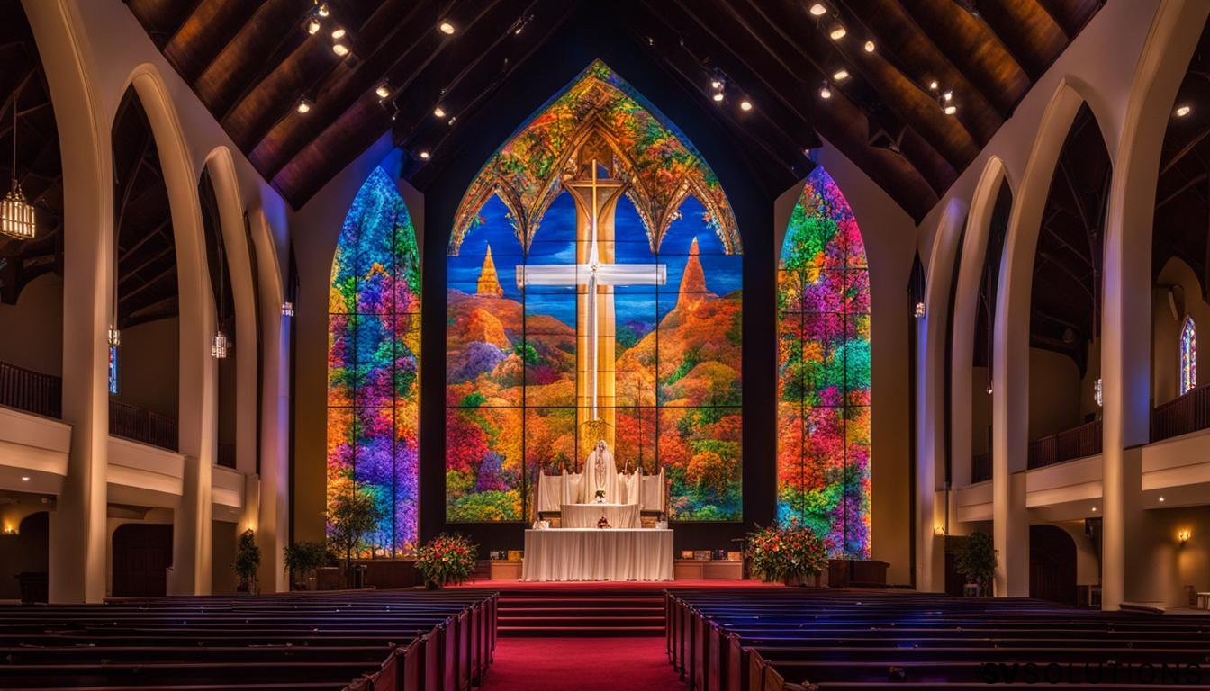 LED Wall for Church in Potomac