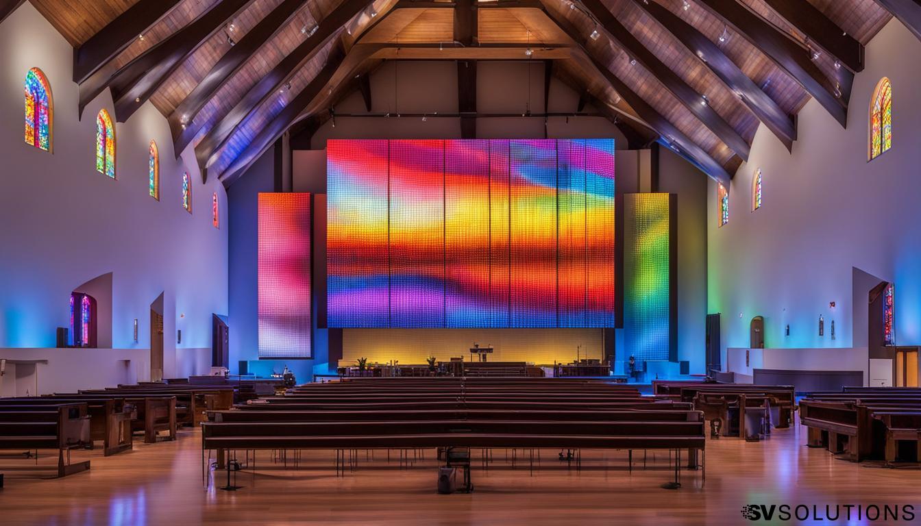 LED Wall for Church in Rochester Hills