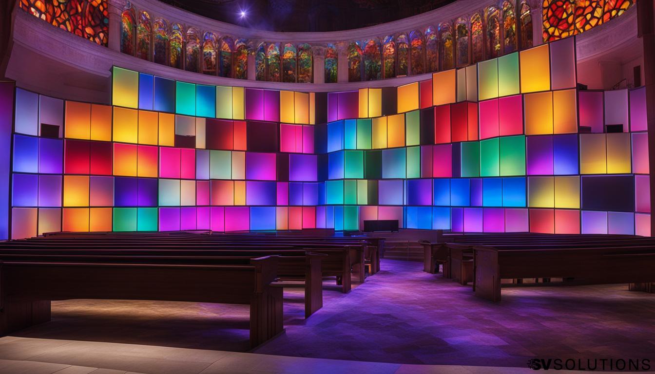LED Wall for Church in Severn