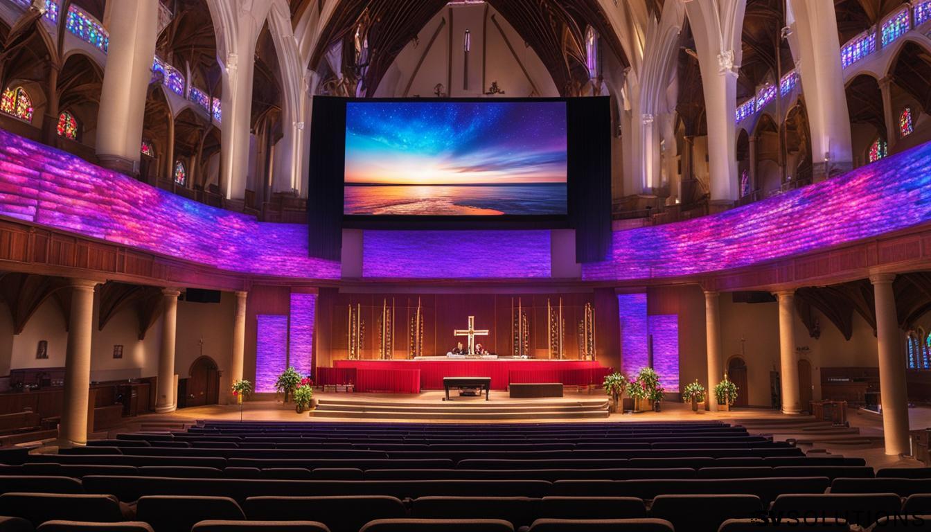LED Wall for Church in Sheboygan