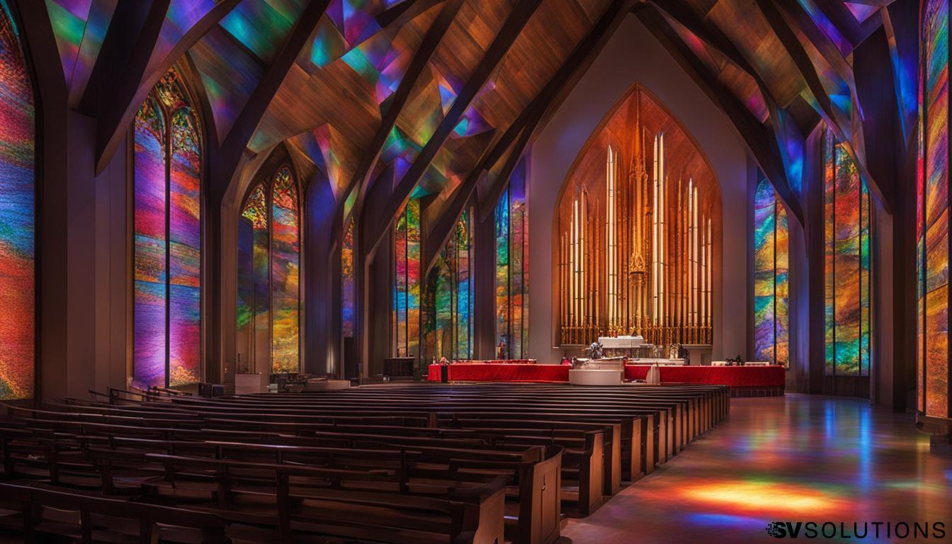 LED Wall for Church in Waldorf