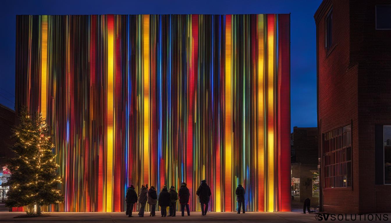 LED wall in St. Clair Shores