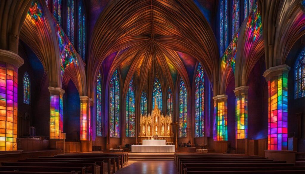 LED wall technology for churches