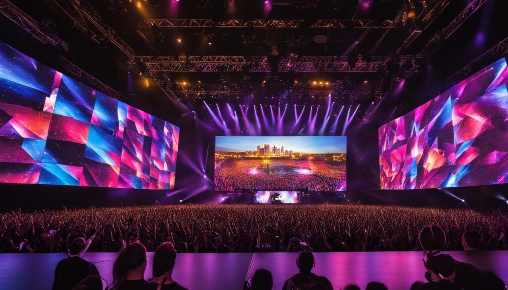 Livonia concert LED wall