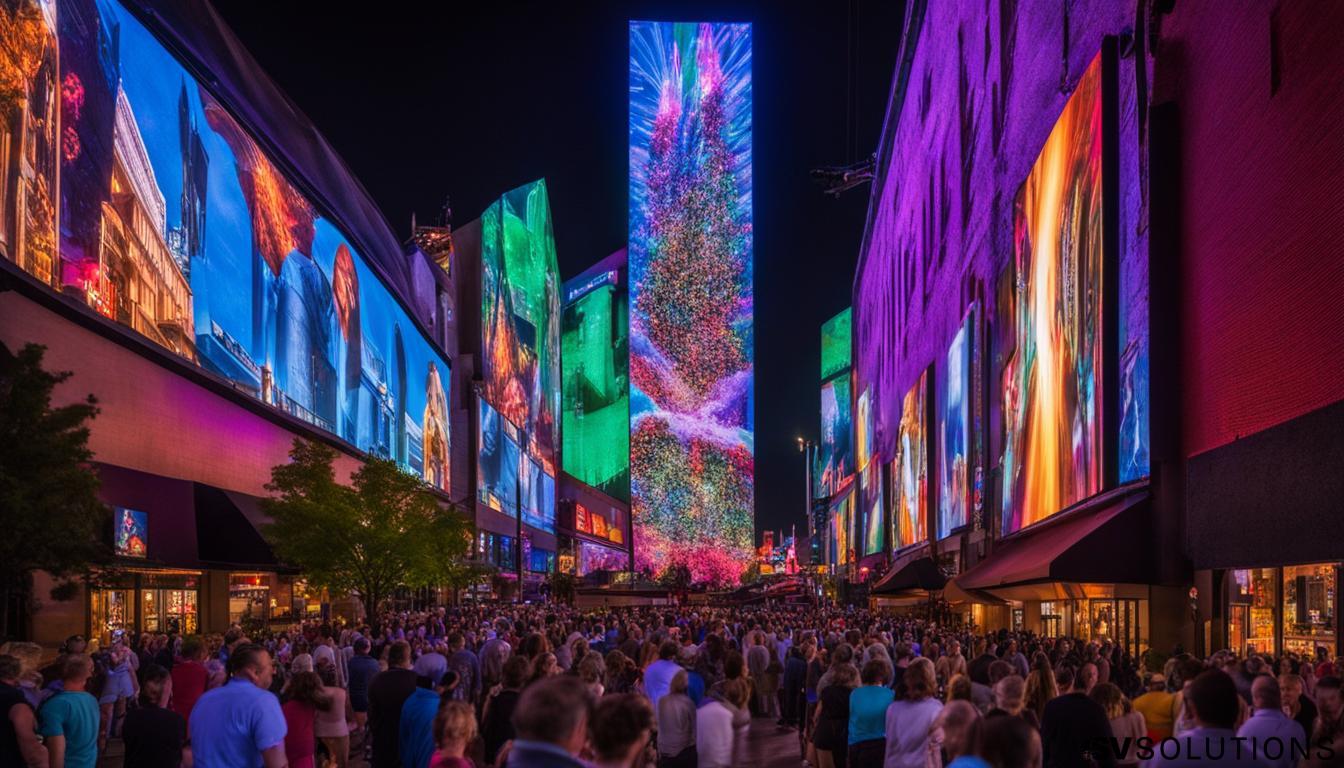 Outdoor LED Screen in Cuyahoga Falls