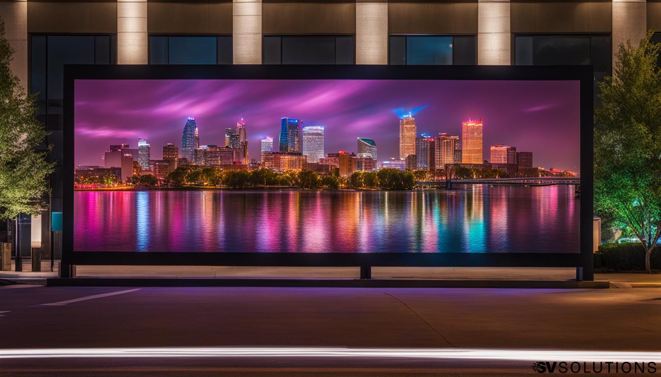 Outdoor LED screen in Eagan