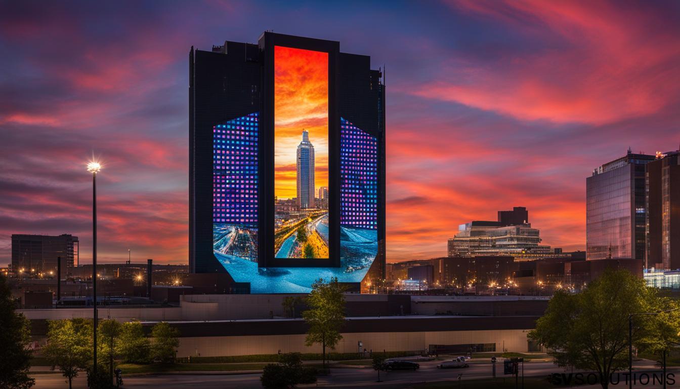 Experience vibrant images with our Outdoor LED screen in Flint