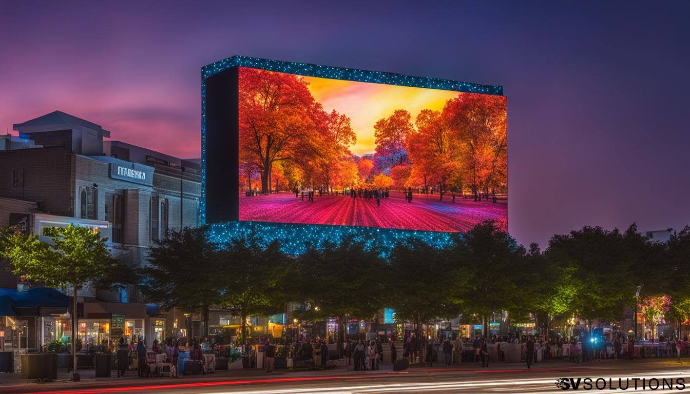 Outdoor LED screen in Glen Burnie