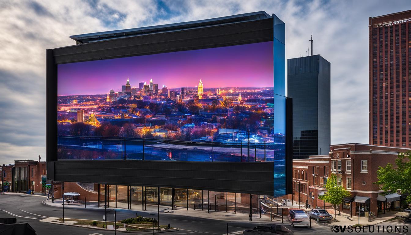Outdoor LED screen in Greensburg