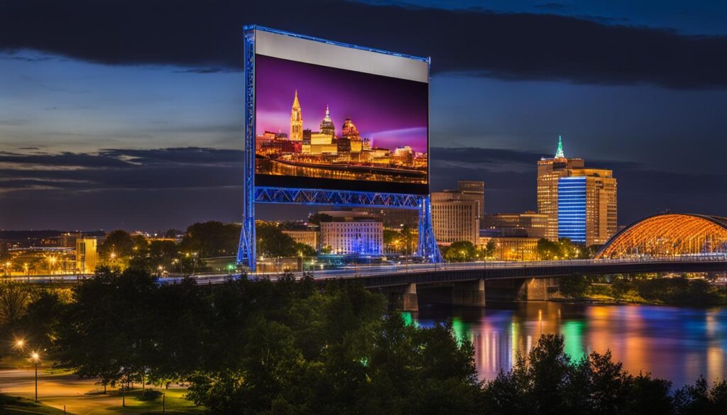 Outdoor LED screen in Harrisburg Outdoor LED screen in Harrisburg