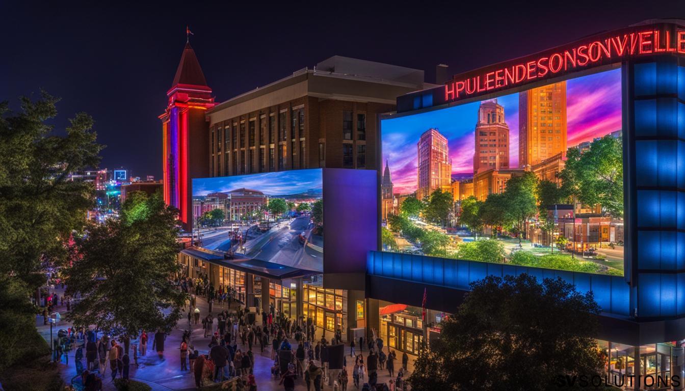 Outdoor LED Screen in Hendersonville: Enhancing Your Advertising Efforts