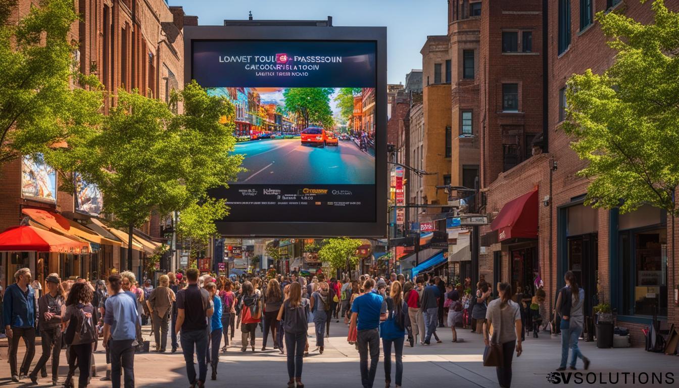 Outdoor LED Screen in La Crosse
