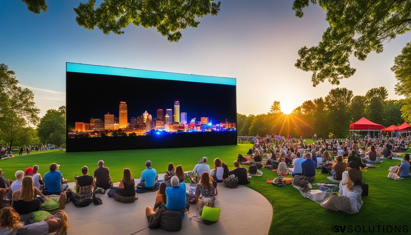 Outdoor LED Screen in Rochester Hills