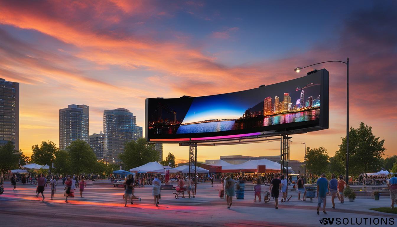 Outdoor LED Screen in St. Clair Shores