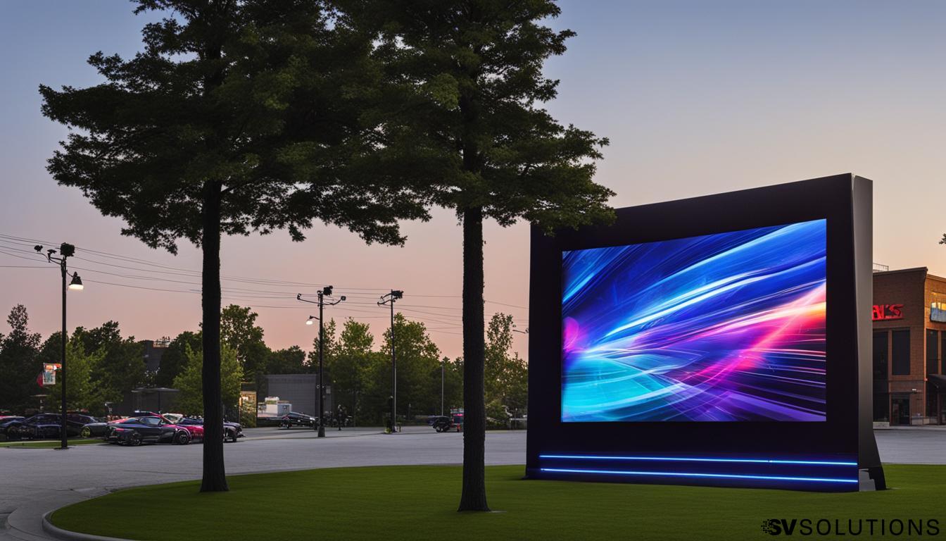 Outdoor LED Screen in Troy