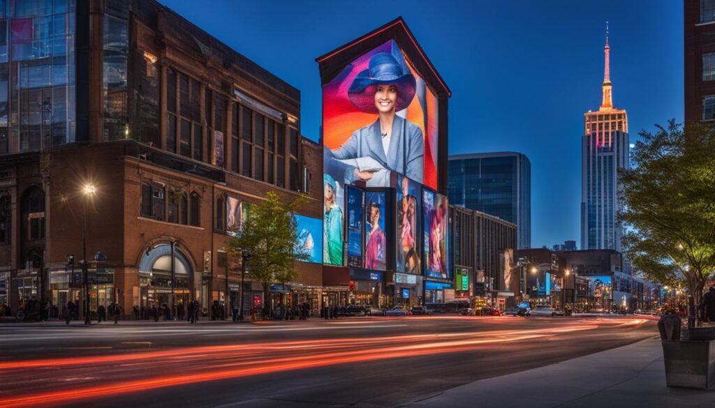 Outdoor advertising display Outdoor advertising display