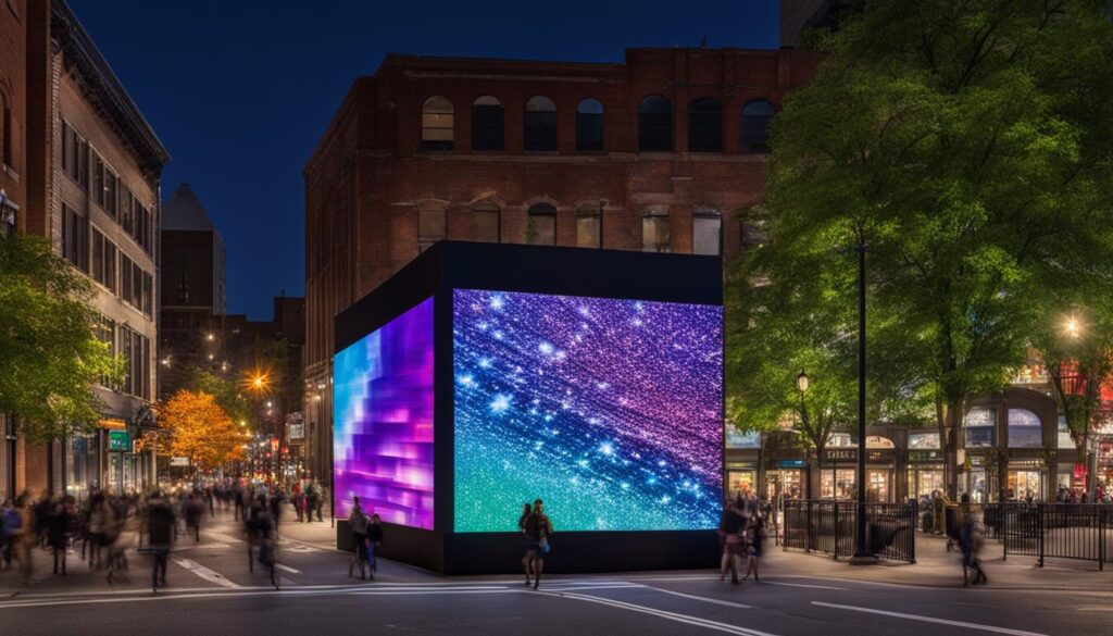 Portable LED wall in Ann Arbor