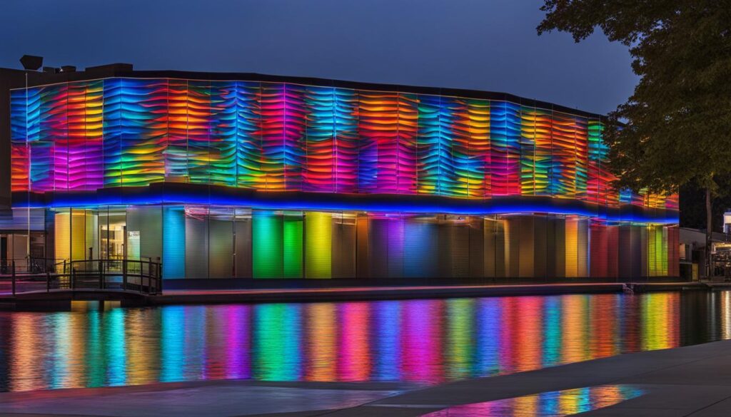 St. Clair Shores LED wall installation