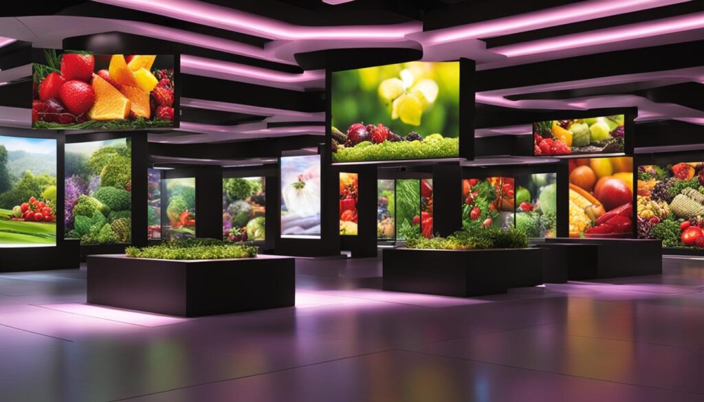 indoor advertising with LED signs indoor advertising with LED signs