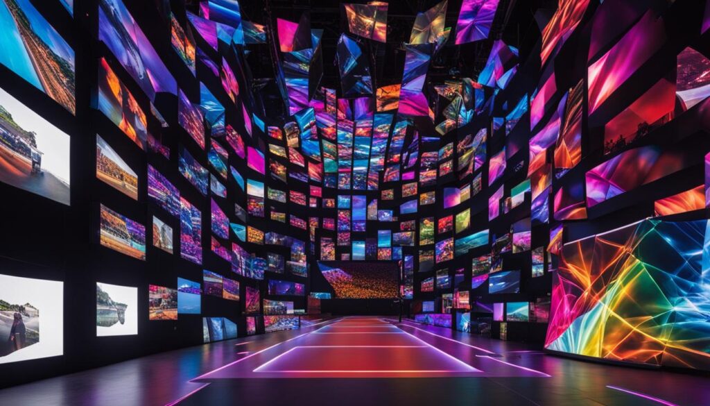 interactive LED wall interactive LED wall