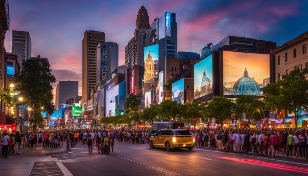 large LED screen large LED screen