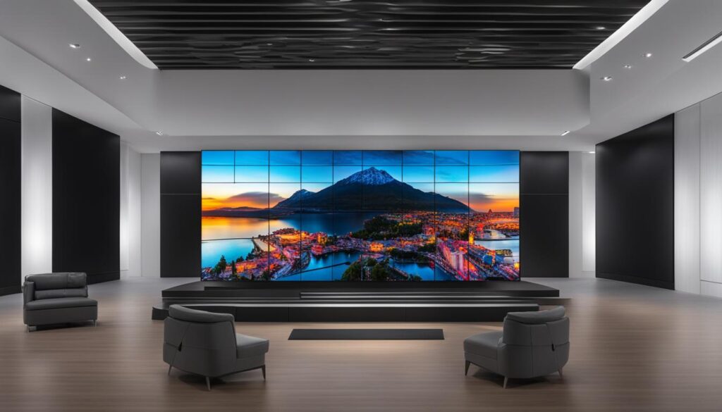 large format video display large format video display