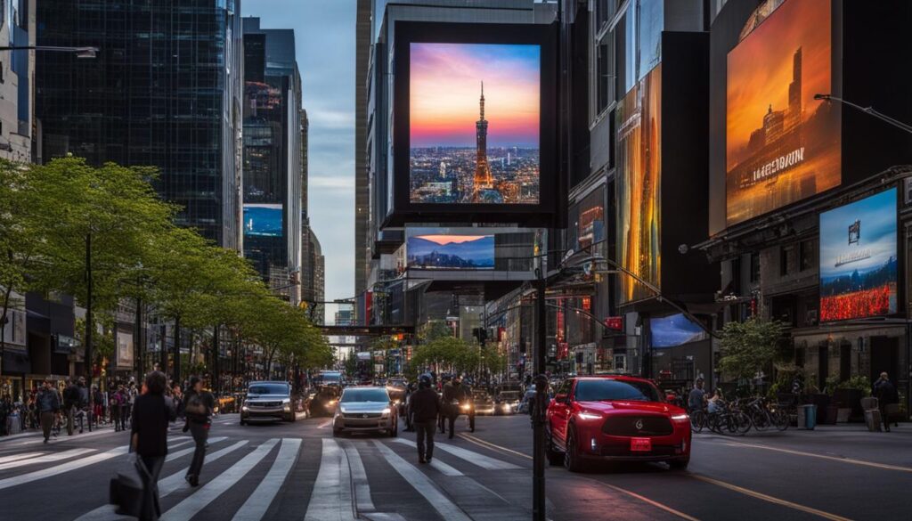 outdoor LED screen in Lakewood