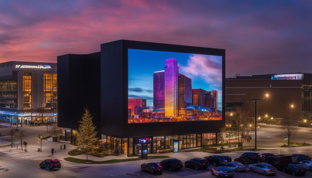 outdoor LED screen installation in Farmington Hills outdoor LED screen installation in Farmington Hills