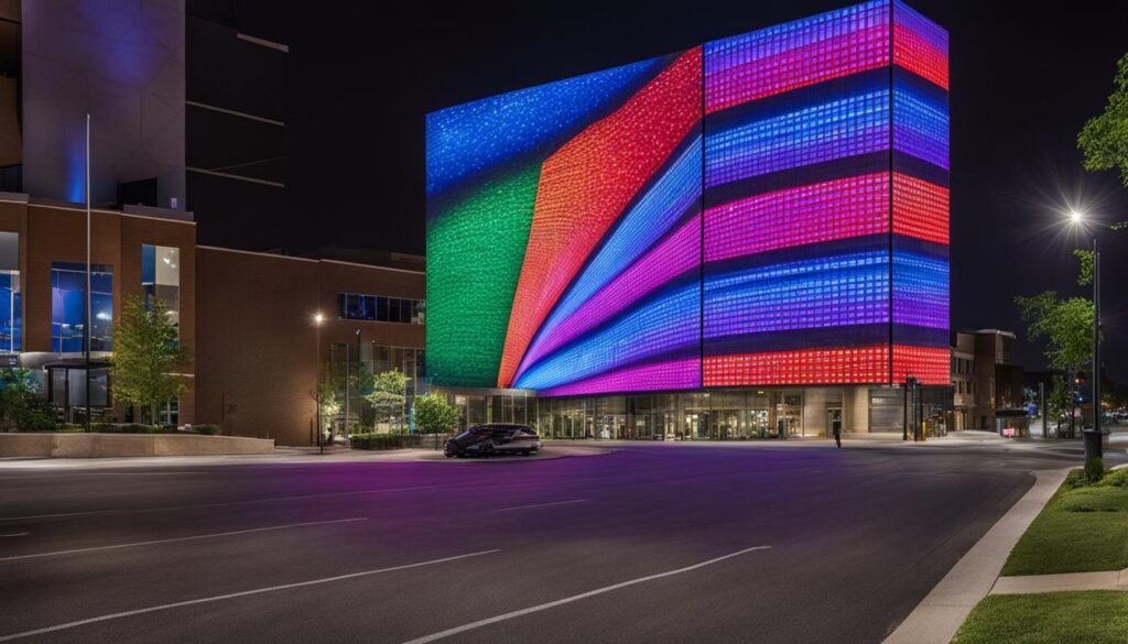 outdoor LED wall outdoor LED wall