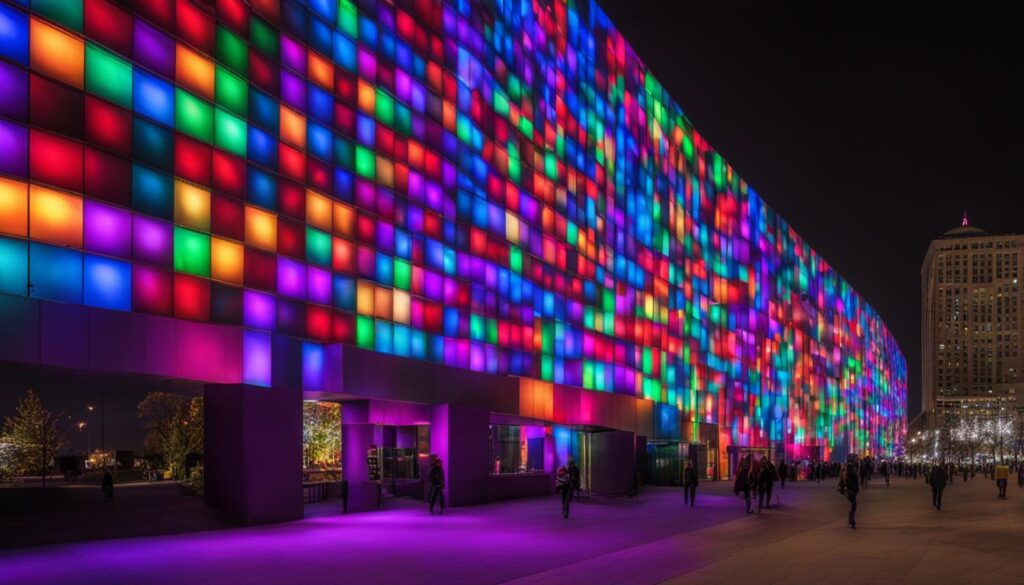 outdoor LED wall