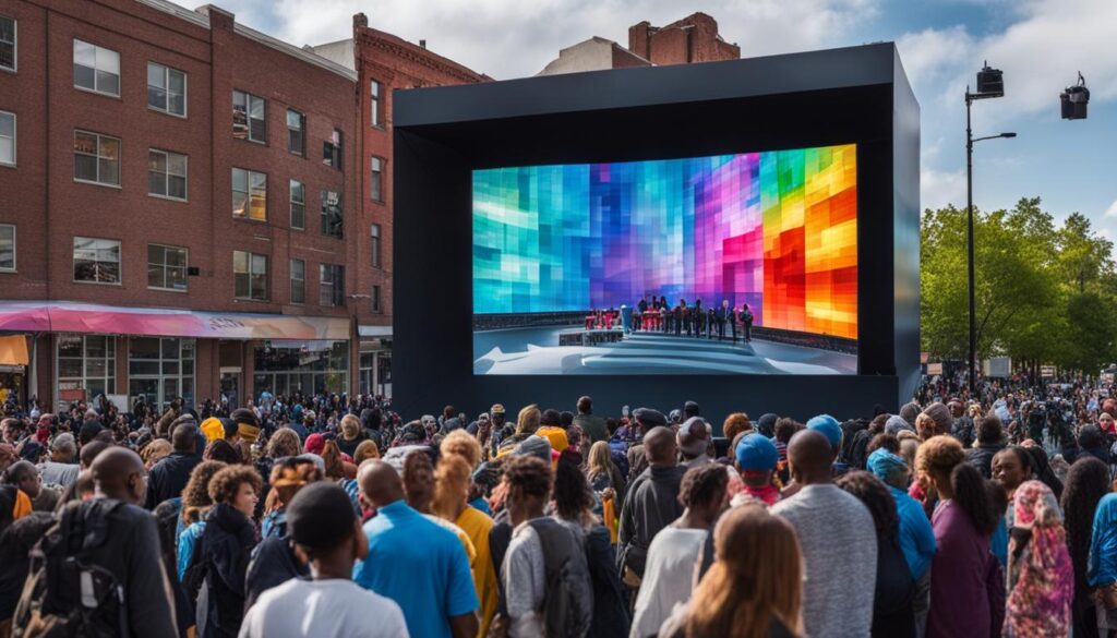 portable LED wall portable LED wall