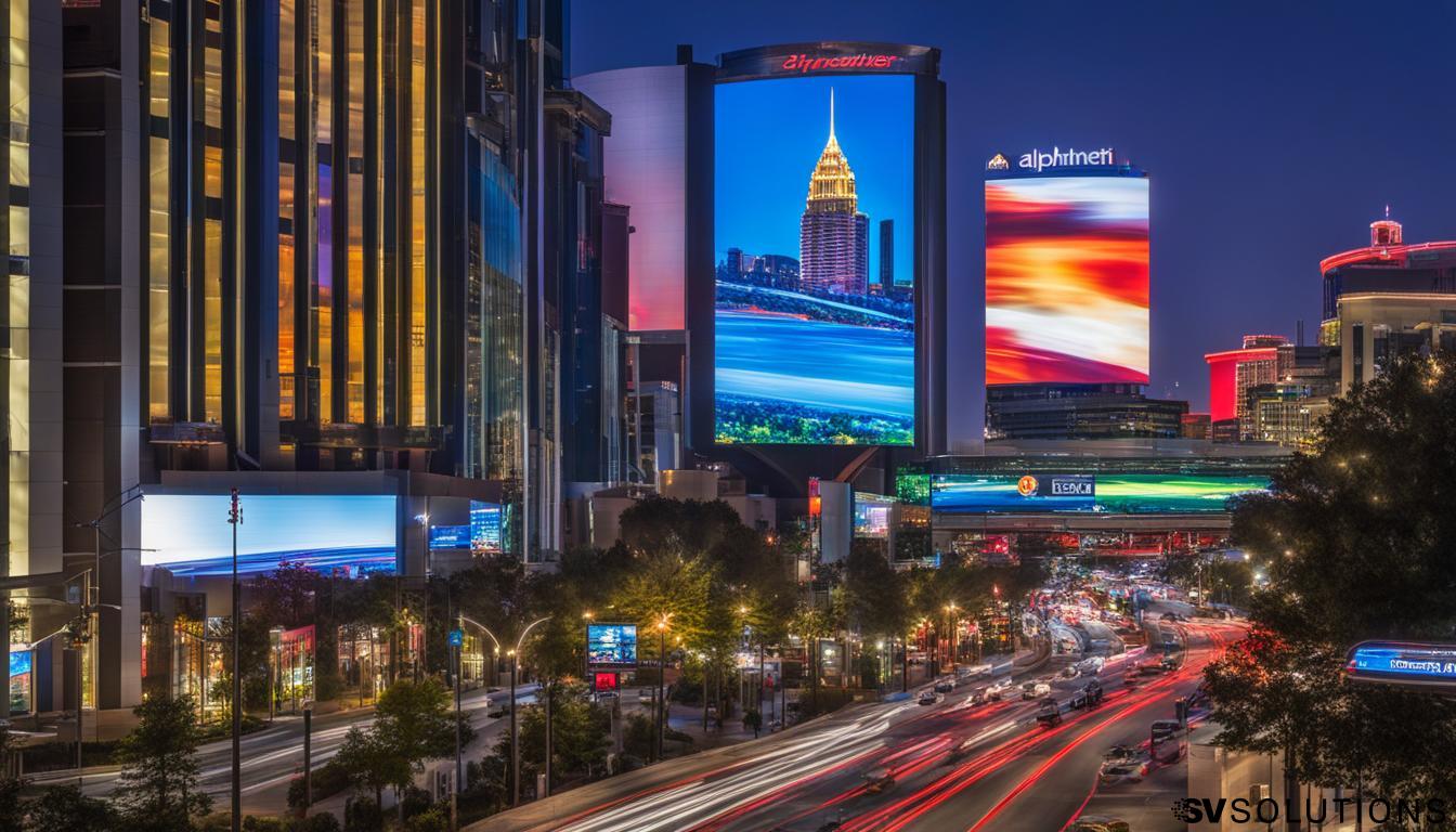 Big LED screen in Alpharetta