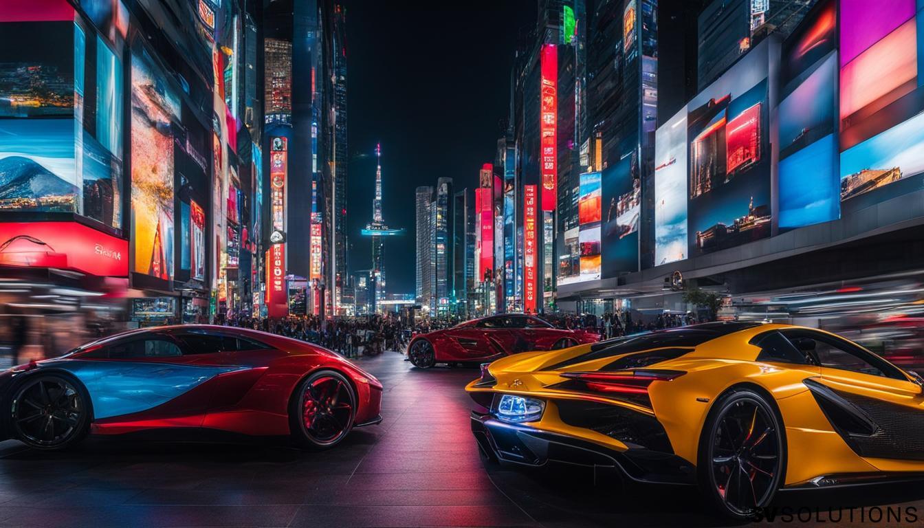 Big LED screen in Bentonville