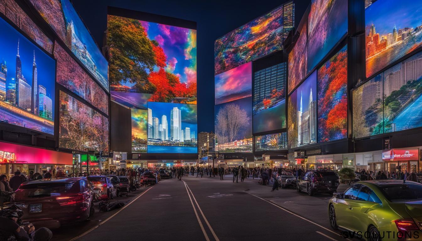 Big LED screen in Cherry Hill