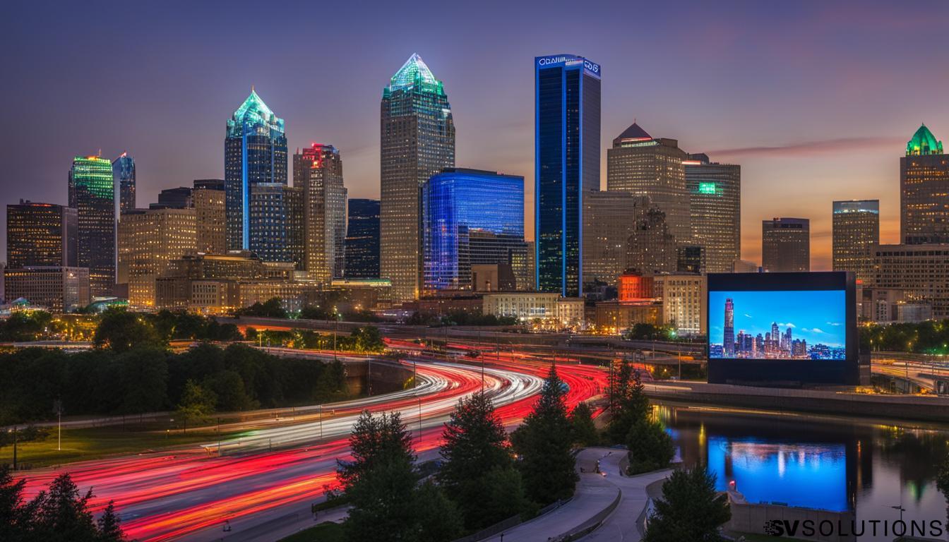 Big LED Screen Installation in Columbus with Sound & Video Solutions