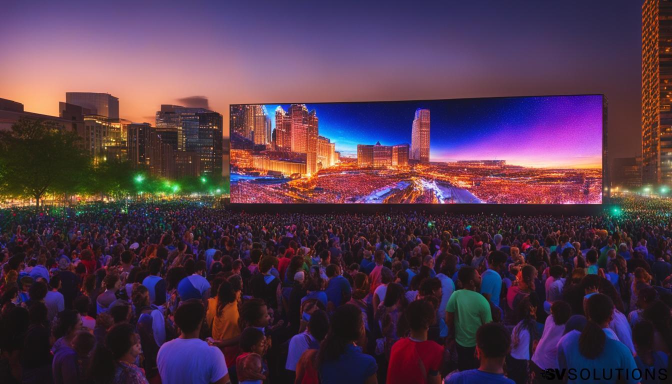 Big LED screen in Des Plaines