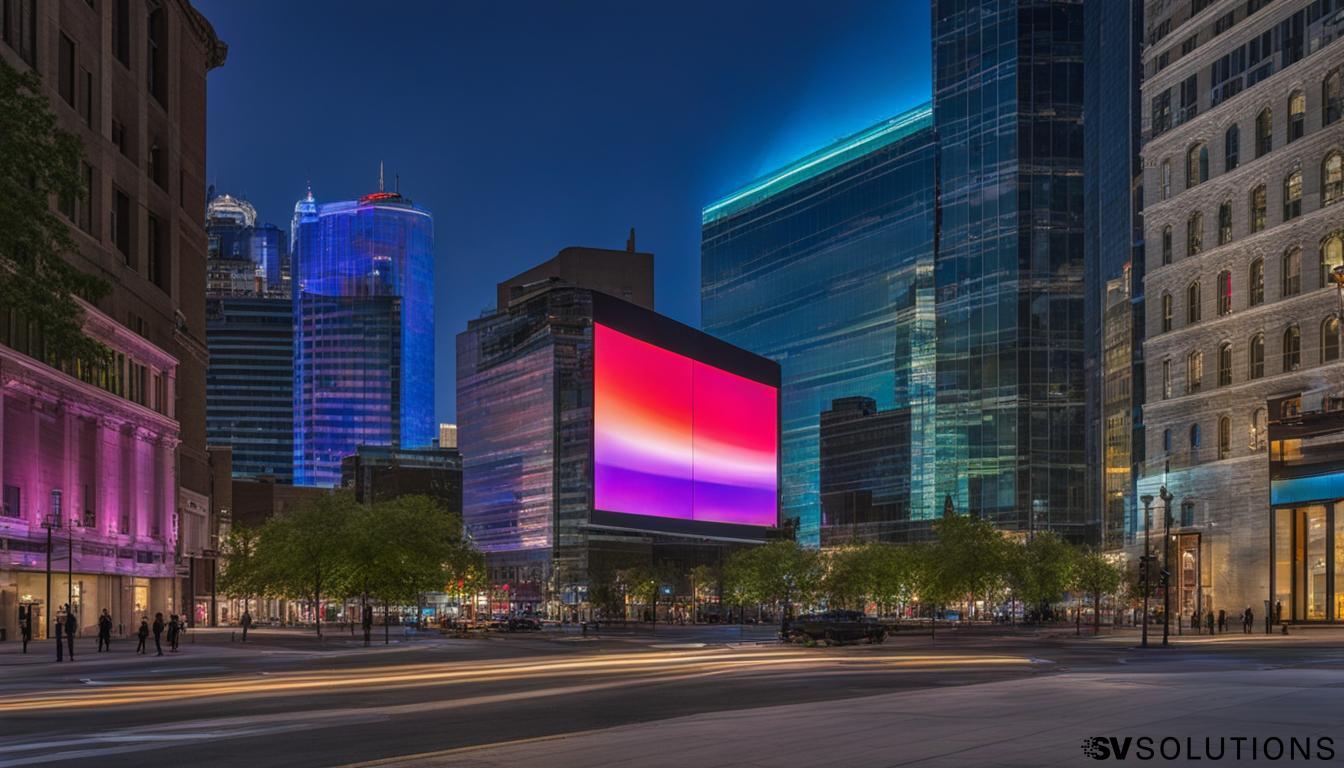 Big LED screen in Madison