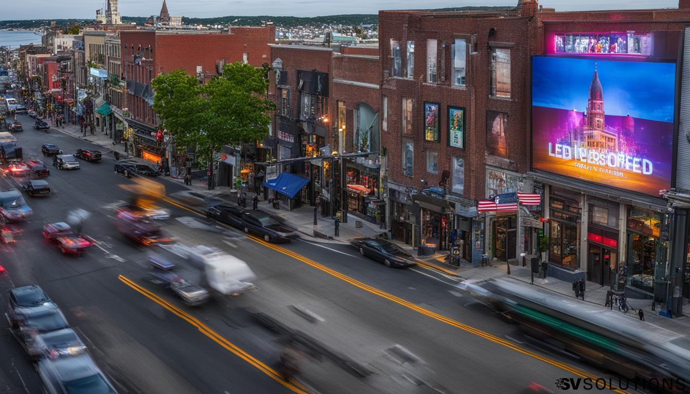 Big LED Screen in New Bedford with Sound & Video Solutions