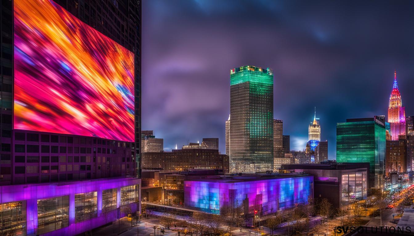 Big LED screen in Newark