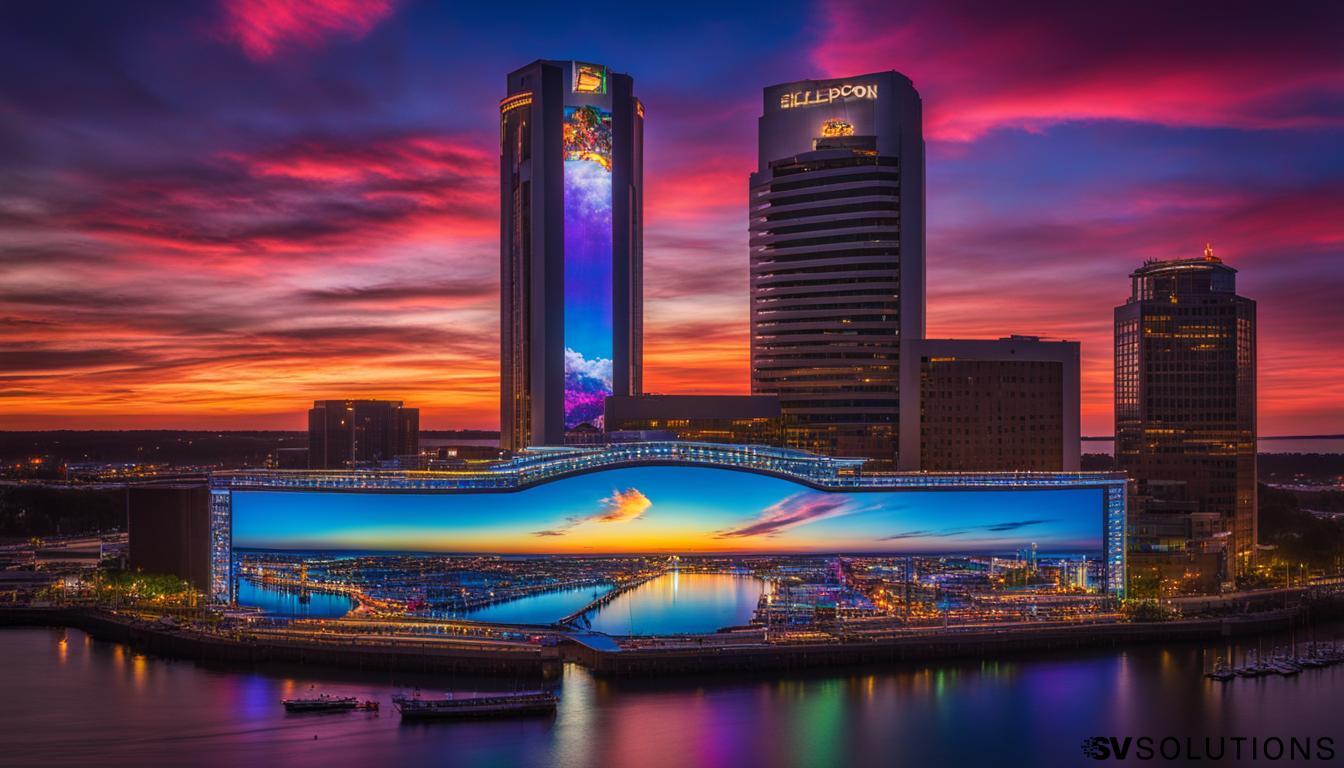 Experience the Vibrancy of Our Big LED Screen in Newport News with Sound & Video Solutions