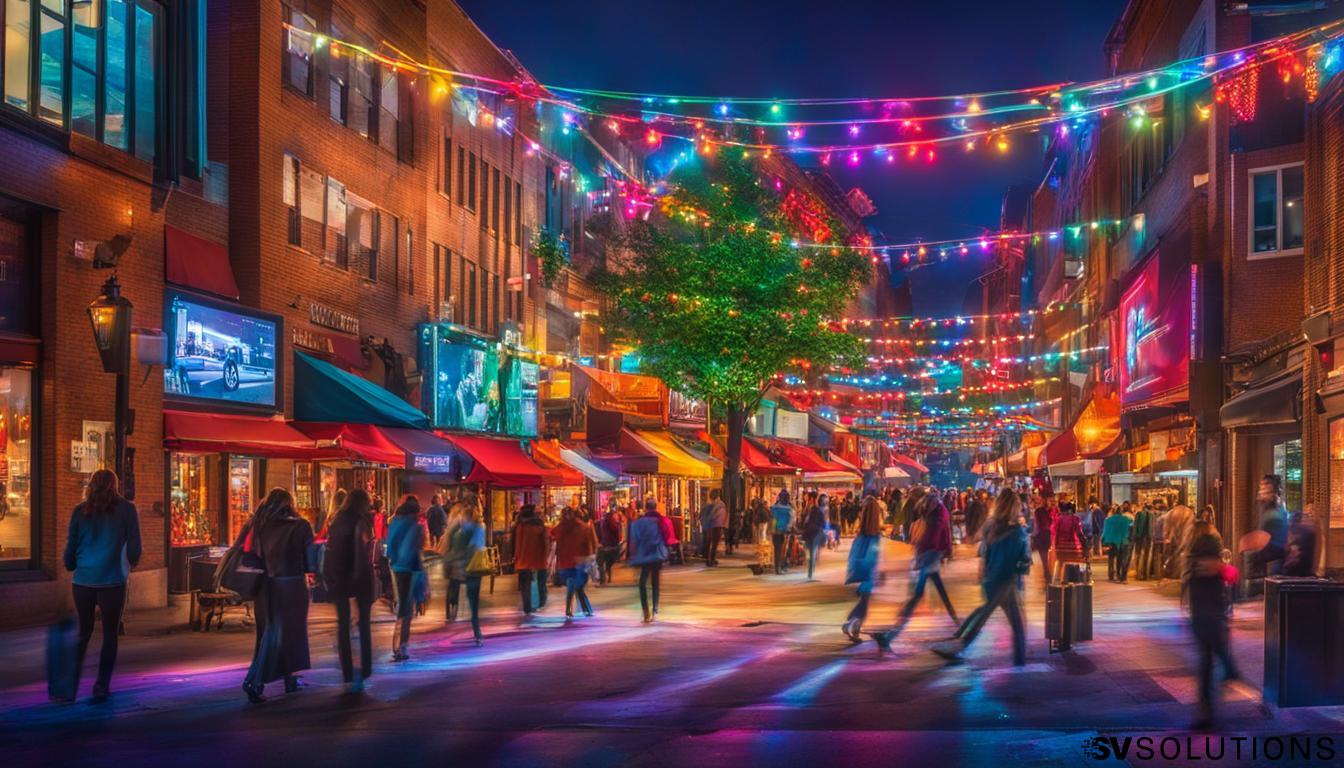 Big LED screen in Wheaton with Sound & Video Solutions