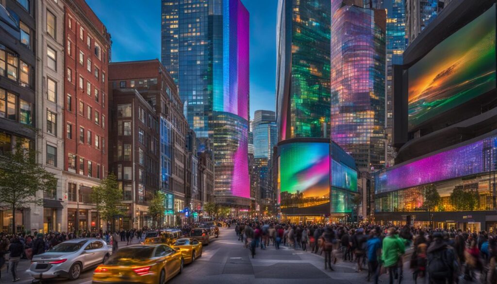 Boston LED Display Installation