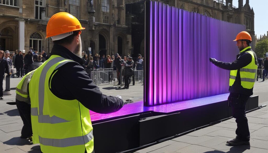 Cambridge LED wall installer