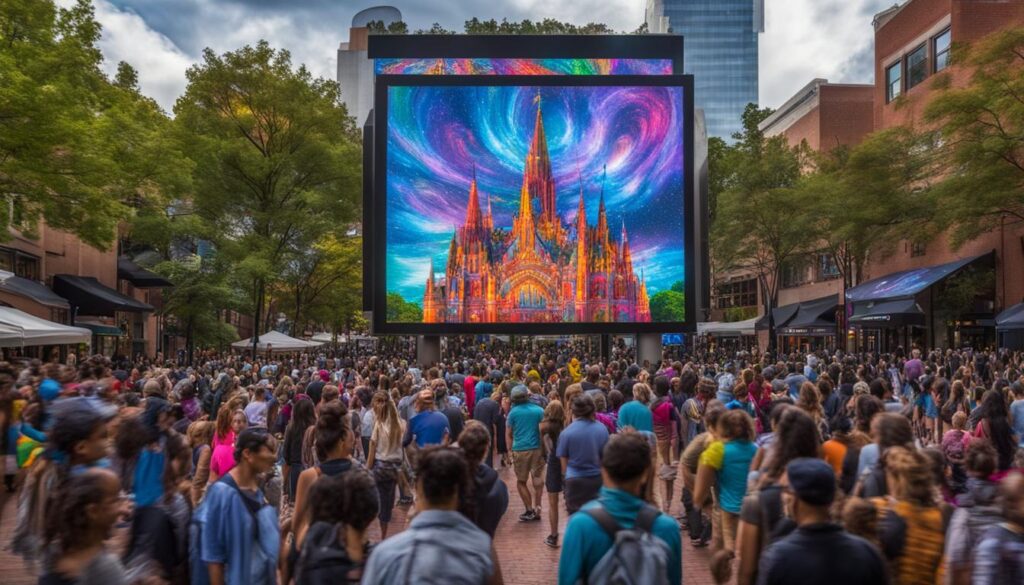 Chapel Hill LED screen
