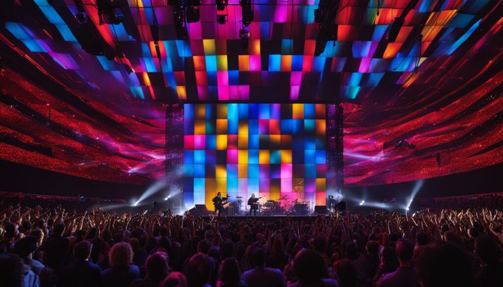 Concert video walls