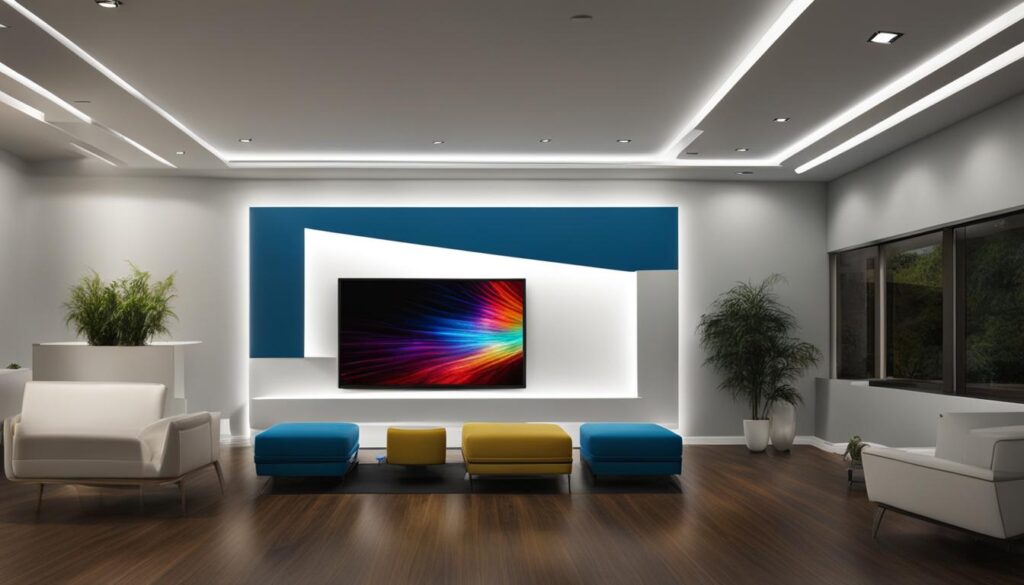 Dothan LED panel wall installation