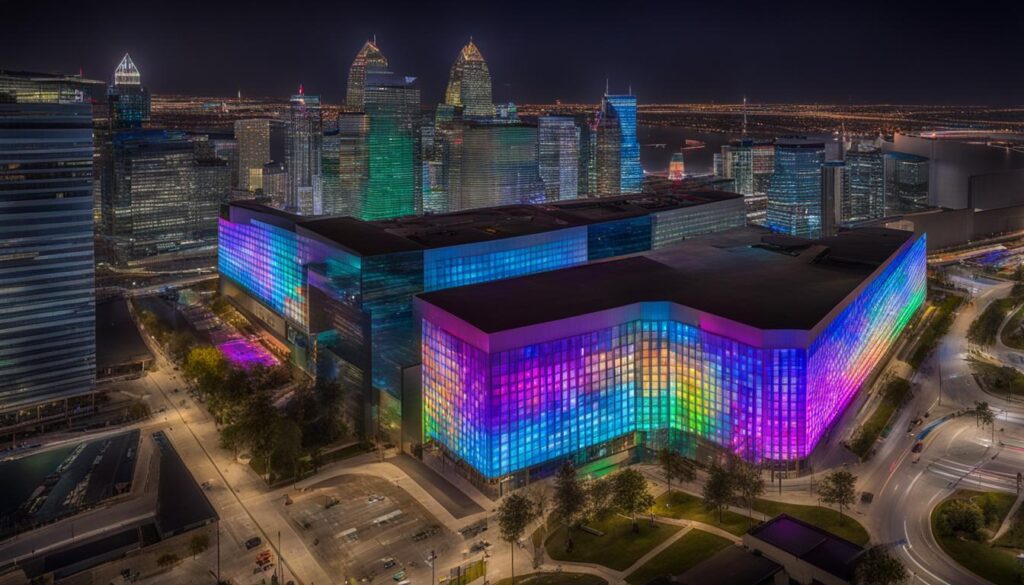 High Point LED Wall Installation High Point LED Wall Installation